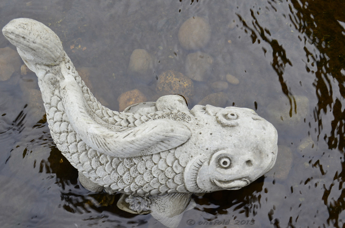 stone fish ornament